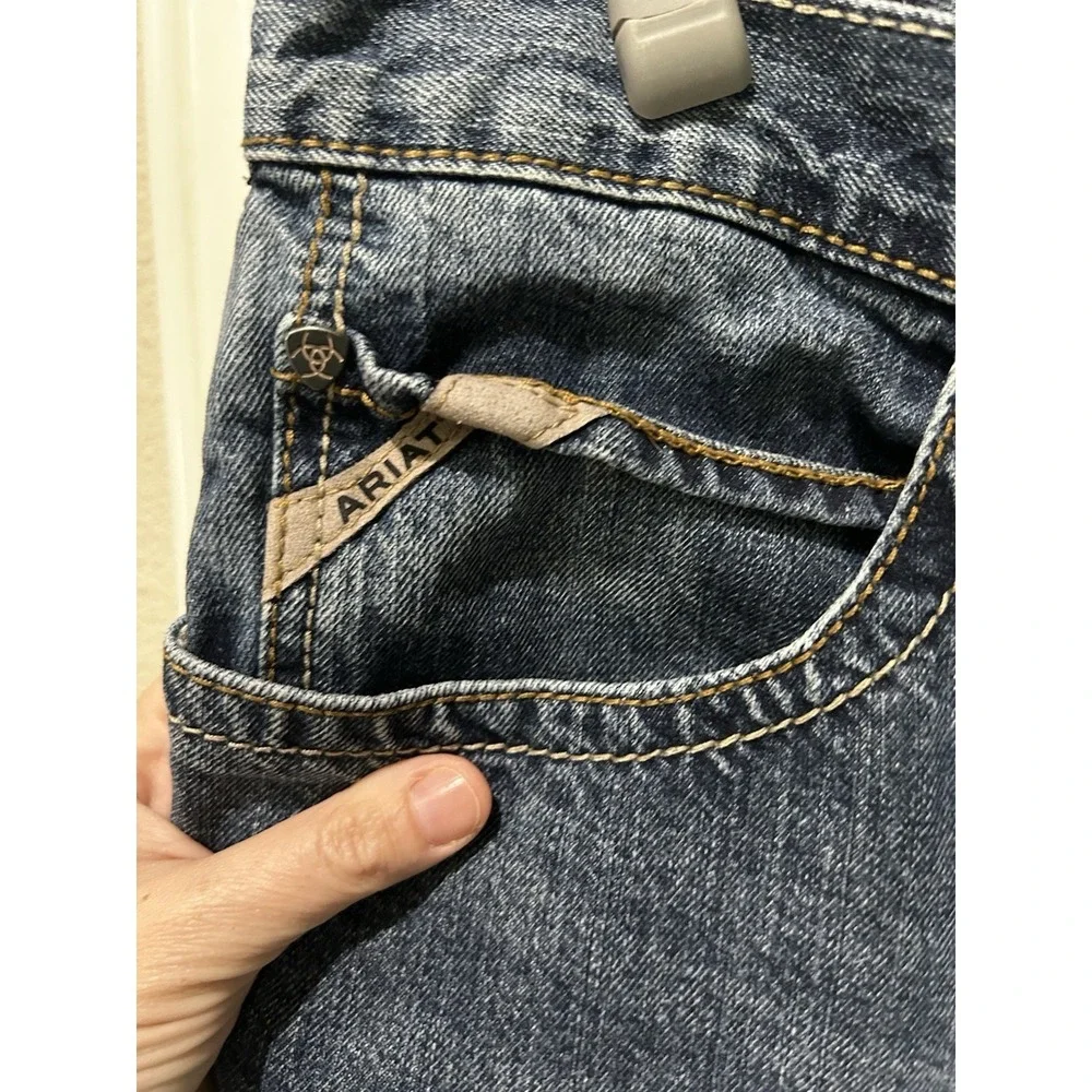 ariat m2 traditional relaxed boot Cut 38x36 Denim Jeans Western